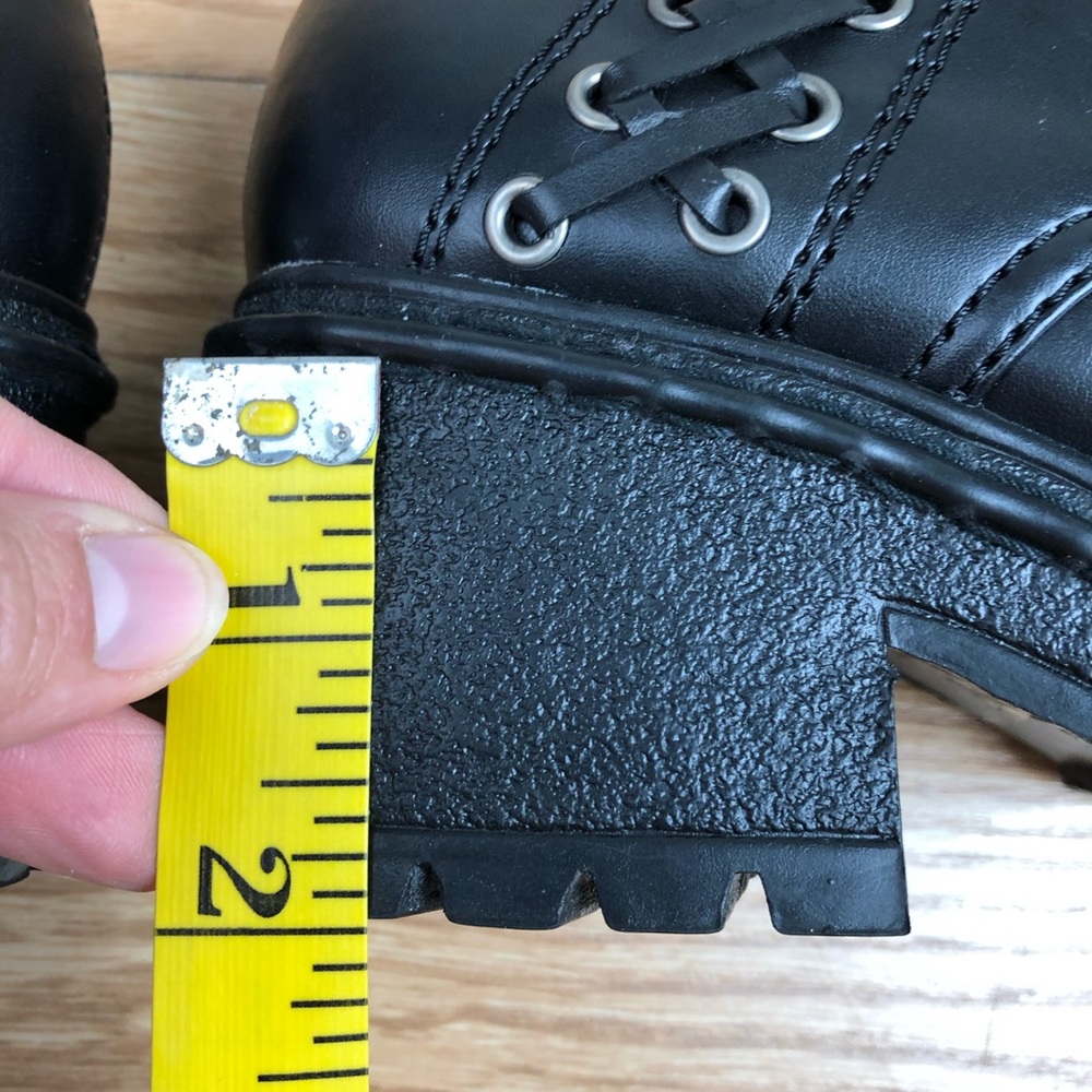 SODA Ivonne-II Black Shoe Boot w Laces - Picture 8 of 12